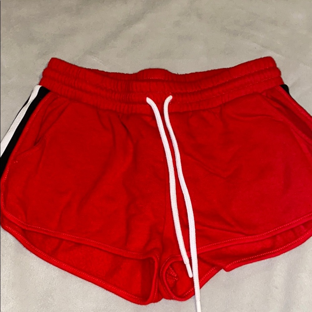 Red shorts